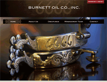 Tablet Screenshot of burnettoil.com